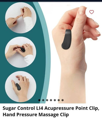 Sugar Acupressure Point Clip Cloud Search Sugar Control Clip