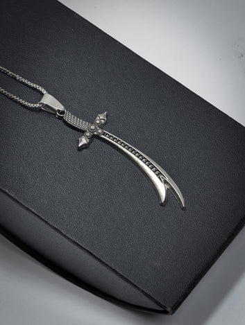 Zulfiqar Sword Pendant Necklace Stainless Steel